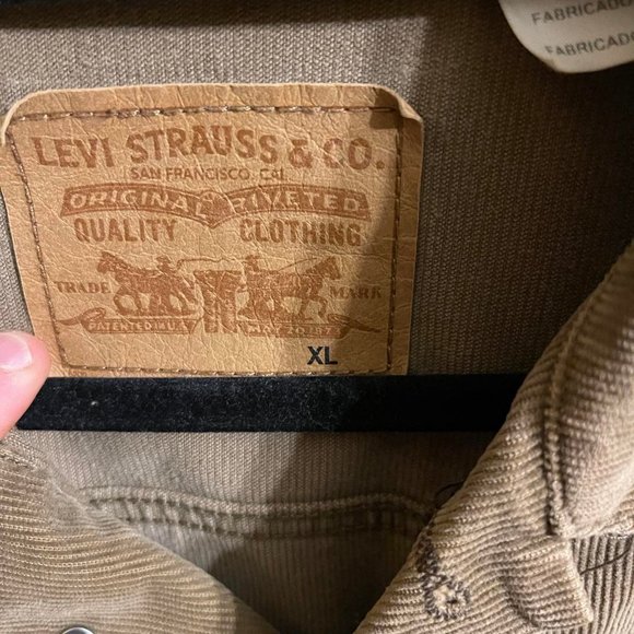 RARE! Levi's Brown Cordeuroy jacket - Picture 3 of 4